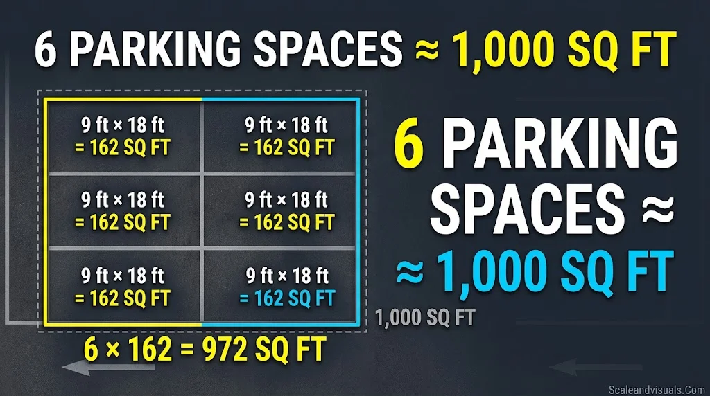 Parking spaces