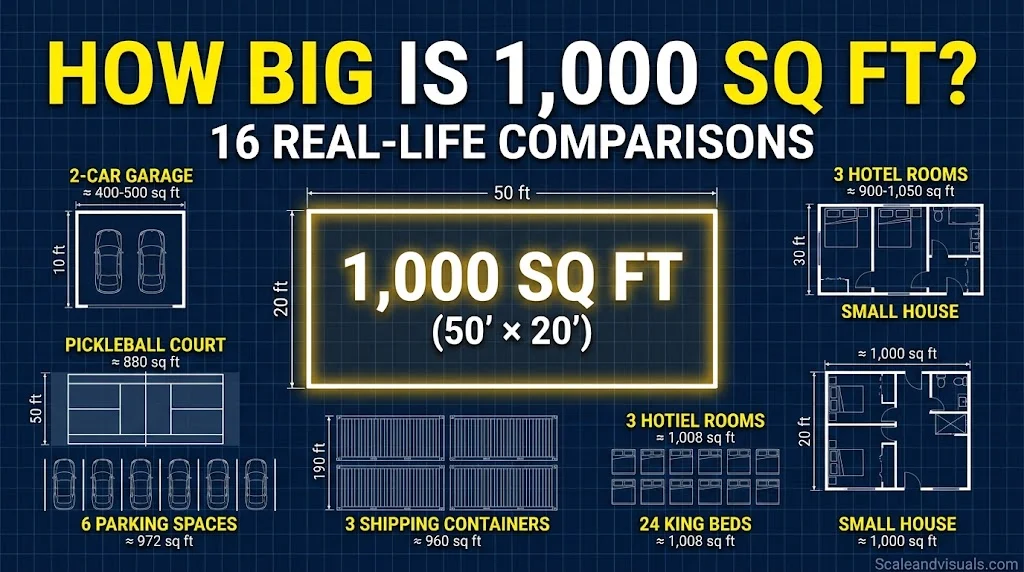 How Big Is 1000 Square Feet